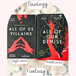 All of Us Villains and All of Our Demise Books